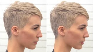 Very short pixie haircut for women Easy Pixie Cutting Technique  Short Layered [upl. by Helaine]