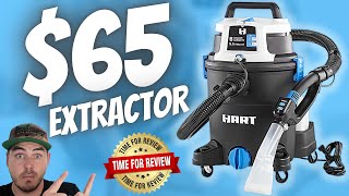 Cheap Carpet Extractor Hart 3 in 1 WetDry Shampoo Vac Car Detailing [upl. by Bartosch]