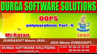 Corejava  OOPs Polymorphism Part  6 [upl. by Jempty]