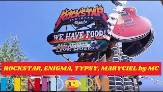 BENIDORM INFO WALK☀️💬📢Rockstar MARYCIEL Apartments Tipsy Parrot Enigma🍻🎸🌊🌴benidorm [upl. by Ada]