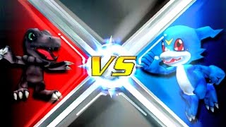 Blackagumon vs Veemon Rumble Arena 2 [upl. by Capps117]