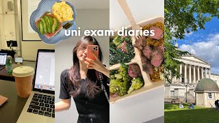 Biomed FINALS STUDY VLOG🧬 long library days uni life exam days [upl. by Anallij969]