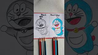 WHICH COLOUR IS BEST  PENCIL Vs PENCIL COLOUR art challange colour shorts [upl. by Leah]