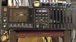 Tascam 238 Analog 8 Track [upl. by Eilla396]