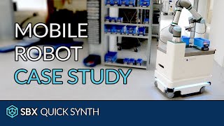 Mobile Robot Case Study  deep learning model trained in simulation [upl. by Olifoet657]