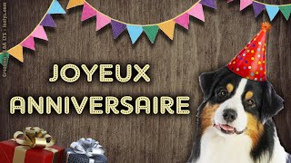 191  Carte danniversaire humour  chiens [upl. by Morice]