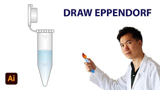 How to draw Eppendorf in Adobe Illustrator  Scientific Illustration  Graphical Abstract [upl. by Damle]