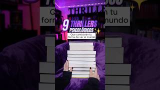 🟣Recomendaciones de thriller psicológico booktuber librosrecomendados librosen60seg [upl. by Elenaj]