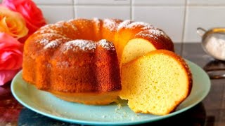 Easy Hot Milk Cake Recipe [upl. by Derag834]