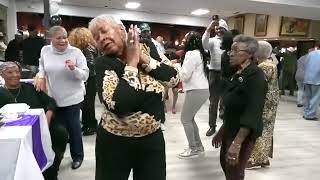 Mama Hilda Ford Jo Jo Nelson Leonard amp Antwan’s Family wDMV Senior Hand Dancers Amer Legion [upl. by Suehtomit]