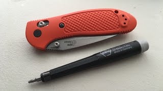 How to disassemble and maintain your Benchmade Ritter Griptilian Pocketknife [upl. by Cherice]