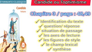 2bac candide ou loptimisme analyse تحليل الفصل الثالث جميع الأسئلة chapitre 3 page 48 49 [upl. by Acalia307]