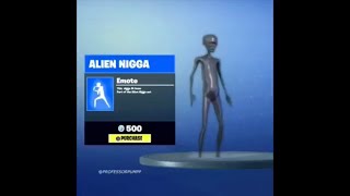 HOWARD THE ALIEN NIGGA IN FORTNITE MONEY LONGER ALIEN DANCING EMOTE [upl. by Niwred]