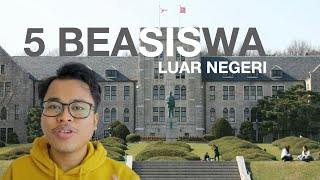 5 BEASISWA LUAR NEGERI GRATIS KURSUS BAHASA MEREKA TIDAK WAJIB TOEFL [upl. by Tirzah870]