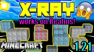 Minecraft BEST Working XRAY Vision Glitches 121 Bedrock [upl. by Darrel]