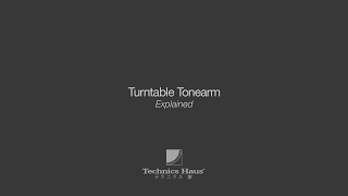 Turntable Tonearm  Explained [upl. by Sabella]