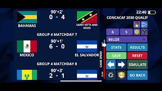 CONCACAF 2030 World Cup Qualifiers  International Football Simulator [upl. by Mw]