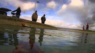 The Seaview RC Sub from Voyage to the bottom of the sea at New Brighton Lake [upl. by Enylhsa]