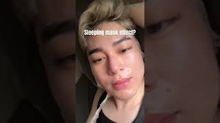 Sleeping Mask Effect skincare skincareroutine skincaretips [upl. by Lissner]