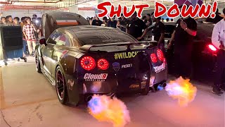 INDIA’s BIGGEST CAR MEET ft FASTEST CAR GTR IN INDIA amp OTHER SUPERCARS UNDER GROUND CHAOS [upl. by Camilo45]