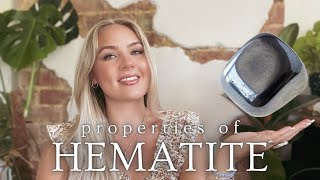 HEMATITE  HEALING PROPERTIES AND HOW TO USE IT [upl. by Alaecim368]