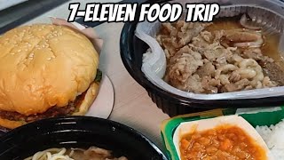 7eleven Food Trip  Rice Meals Taiwanese Beef Noodles at PlantBased Burger [upl. by Margarete127]