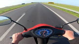 HONDA BIZ 125 EN RUTA 2 TRAYECTO TIGRECHASCOMUS [upl. by Lertnom397]