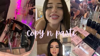 Copy n paste latina makeup tutorial tiktok compilation [upl. by Eahc]