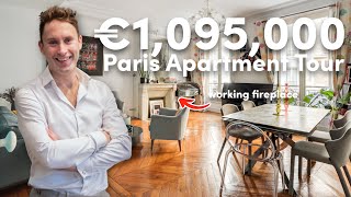 INSIDE a €1095000 2 Bedroom PARIS APARTMENT [upl. by Notlaw]