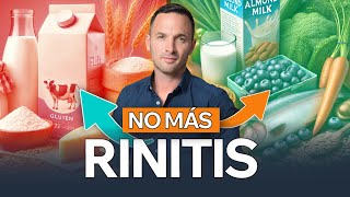 RESPIRA MEJOR y combate la RINITIS con estos Alimentos y suplementos CLAVE [upl. by Nylynnej582]