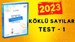 2023  345 TYT MATEMATİK SORU BANKASI ÇÖZÜMLERİ  KÖKLÜ SAYILAR TEST 1 [upl. by Eisen]