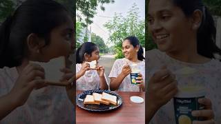 Icecream Bread 🍞 TomampJerry 😋 DiyaIshwarya shorts viralvideo [upl. by Nylirrehs]