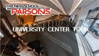 PARSONS THE NEW SCHOOL TOUR  UNIVERSITY CENTER UC [upl. by Eddie]