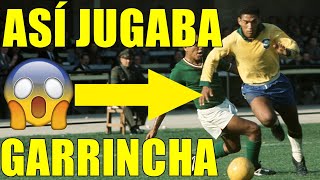 ASÍ JUGABA GARRINCHA  EL MEJOR REGATEADOR DE LA HISTORIA [upl. by Varin724]