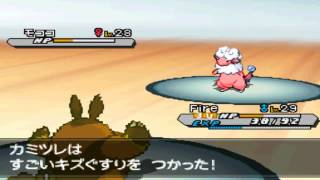 Pokemon Black and White 2 4th Gym Battle vs Elesa [upl. by Lirbaj717]