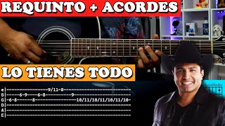 Tutorial  Lo tienes todo  Julion Alvarez y su norteño banda  Requinto  Acordes  TABS [upl. by Norvun]