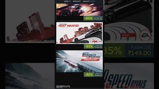 Steam quotNeed For Speedquot Franchise sale upto 5090 Discount August 2024 [upl. by Arondel84]