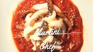 TAGLIATELLE DI SEPPIA ALL’ AMATRICIANA RICETTA DI CHEF MARCO MARTINI [upl. by Atirec]