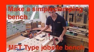 Portable jobsite MFT slab worktable [upl. by Leahci503]