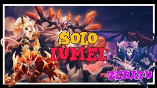 Summoners War Zeratu Solo Lumel Stage 5  Cliff of Tough Beast Men amp Lumel Remains [upl. by Skees]