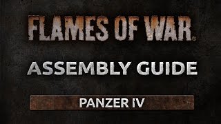 Assembly Guide  German Panzer IV Tank [upl. by Oicnerolf747]