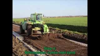 Kavelpad met SIMgras grasbeton betonplaten [upl. by Yrek]