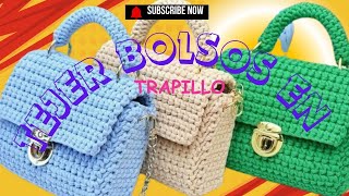 COMO HACER BOLSOS EN TRAPILLO PARTE 1 [upl. by Aldo]