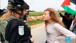 Who is Ahed Tamimi the Palestinian teen charged for slapping and kicking an Israeli soldier [upl. by Farlee837]