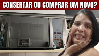 MICROONDAS BRASTEMP ESTÁ COM PROBLEMA 11 ANOS DE USO [upl. by Delfine124]