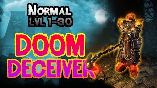 What rhymes with Doom MORE DOOM  Grim Dawn Deceiver build guide [upl. by Nylek]