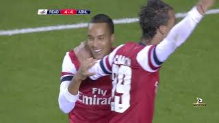 Arsenal vs Reading 75 Best comeback with Martinez world cup winner Arsene Wenger [upl. by Schnur]