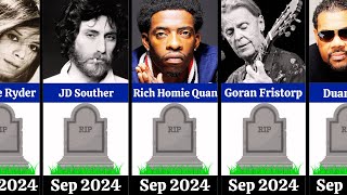 Famous Musician or Singers Who Died in September 2024 [upl. by Orgalim742]