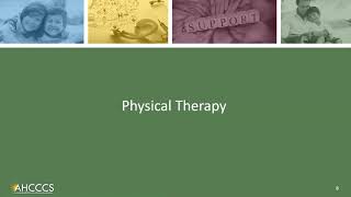 AHCCCS Coverage  Physical Therapy and Occupational Therapy [upl. by Riker]