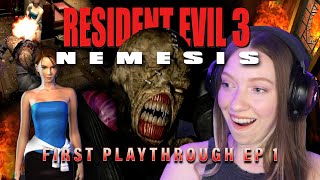 My first time playing the incredible OG RESIDENT EVIL 3 NEMESIS EP 1 [upl. by Atekin]